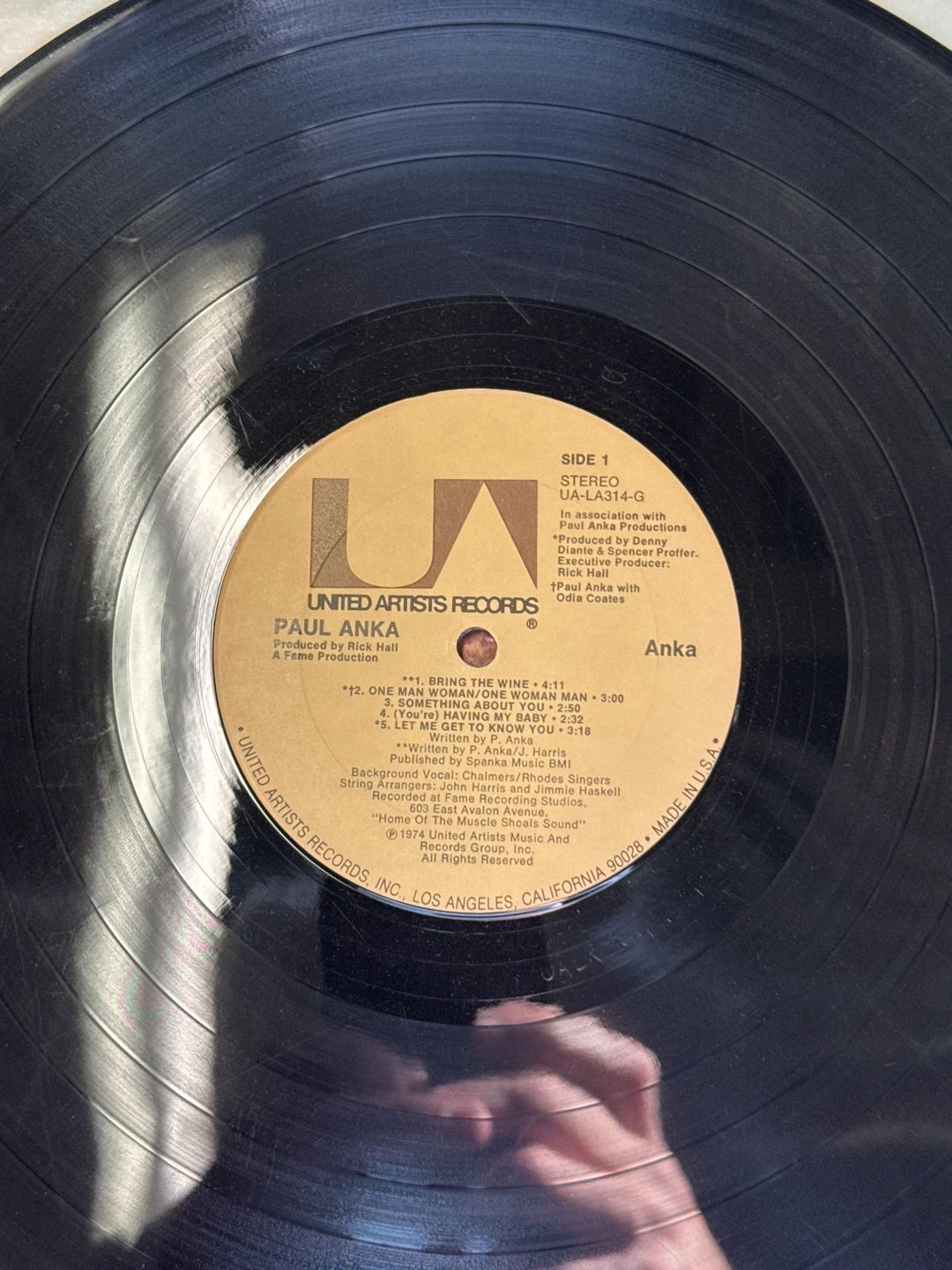 Paul Anka – Anka (1974, United Artists Records)