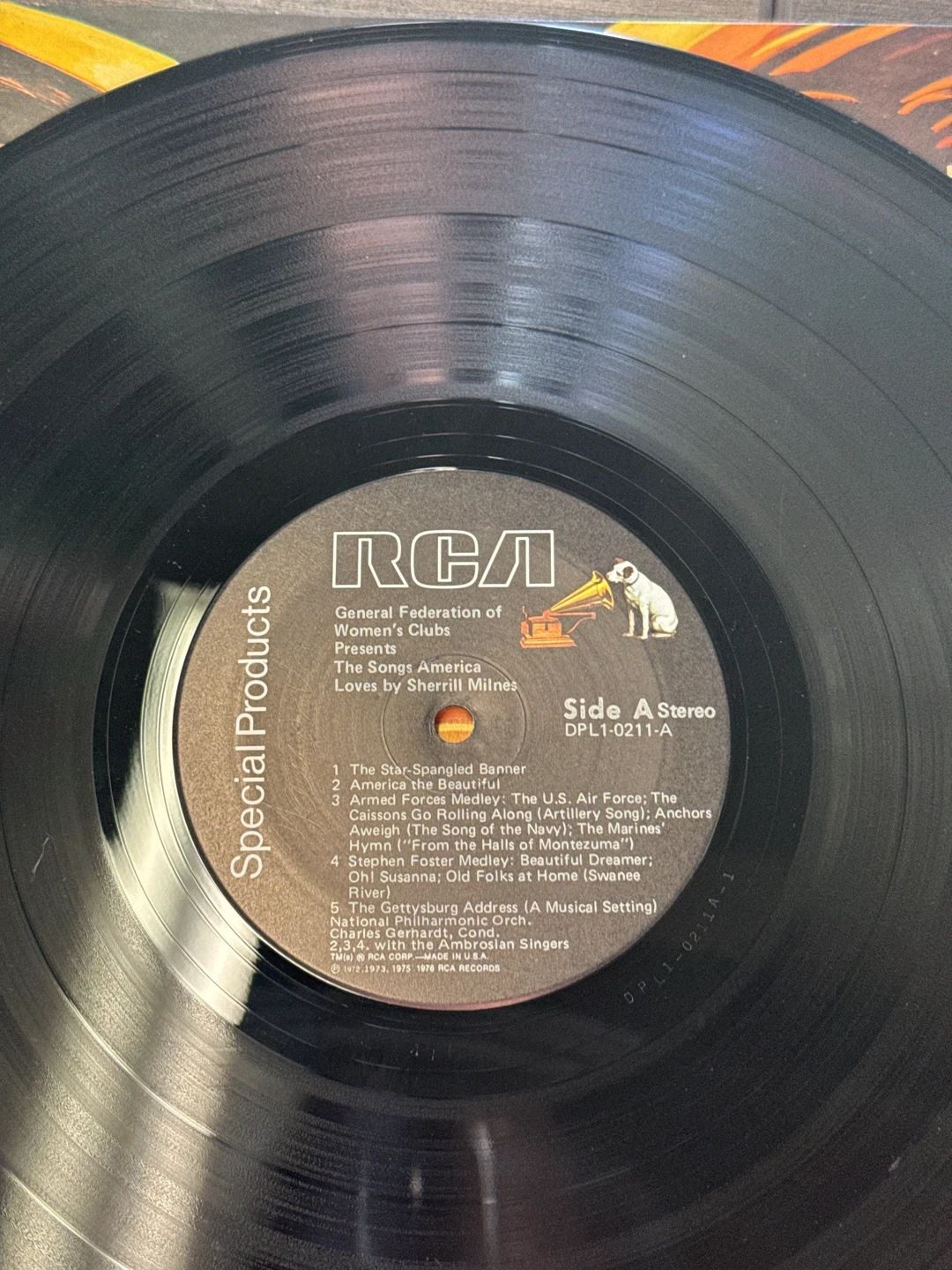 Sherrill Milnes – The General Federation of Women's Clubs presents The Songs America Loves (1976, RCA Special Products)