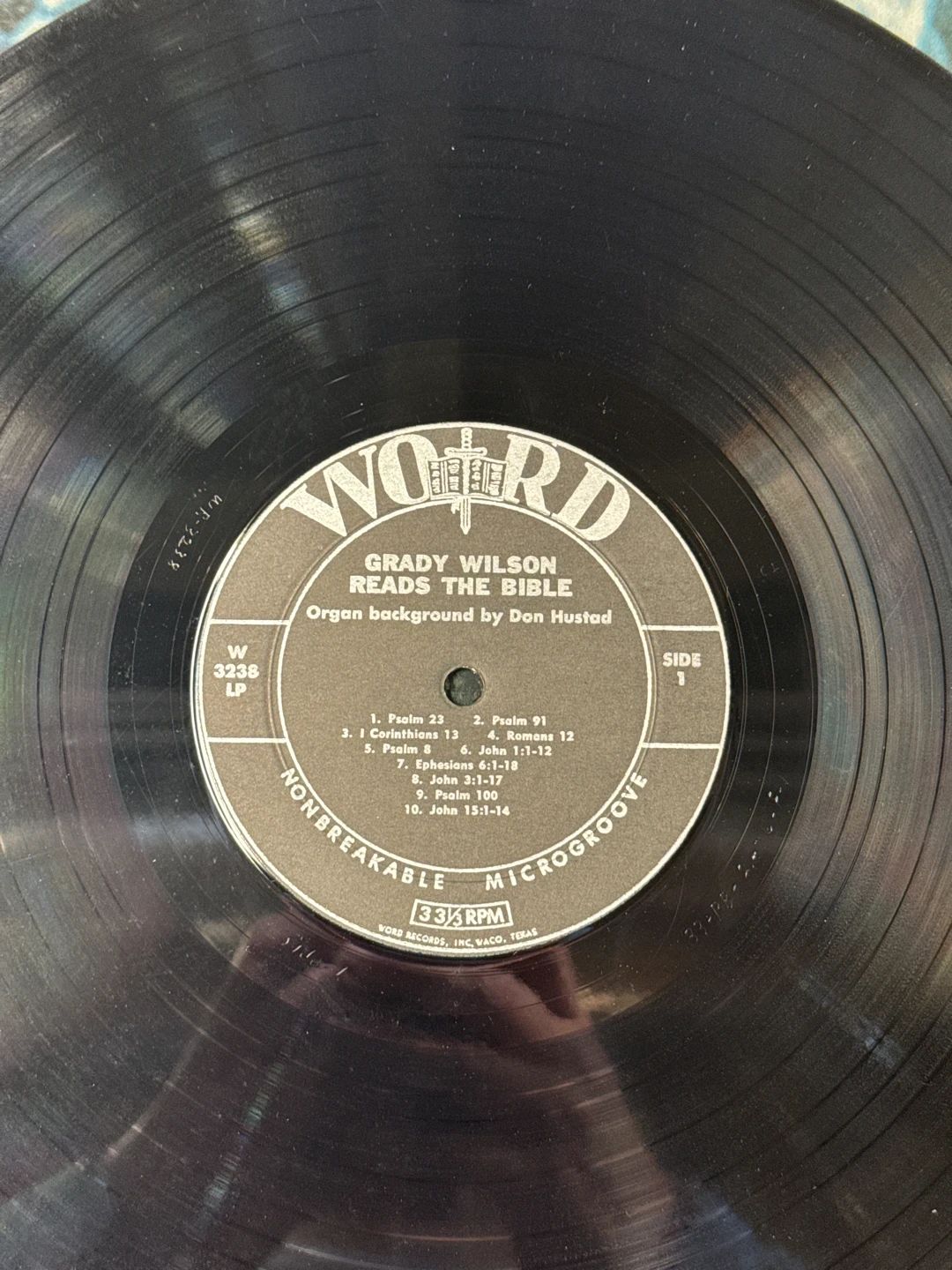 Grady Wilson (2) – Grady Wilson Reads The Bible (1963, Word)