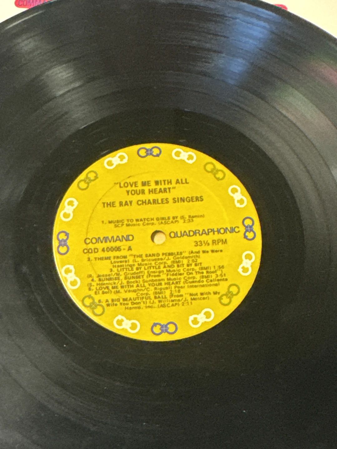Ray Charles Singers, The – Love Me With All Your Heart (1971, Command Quadraphonic)