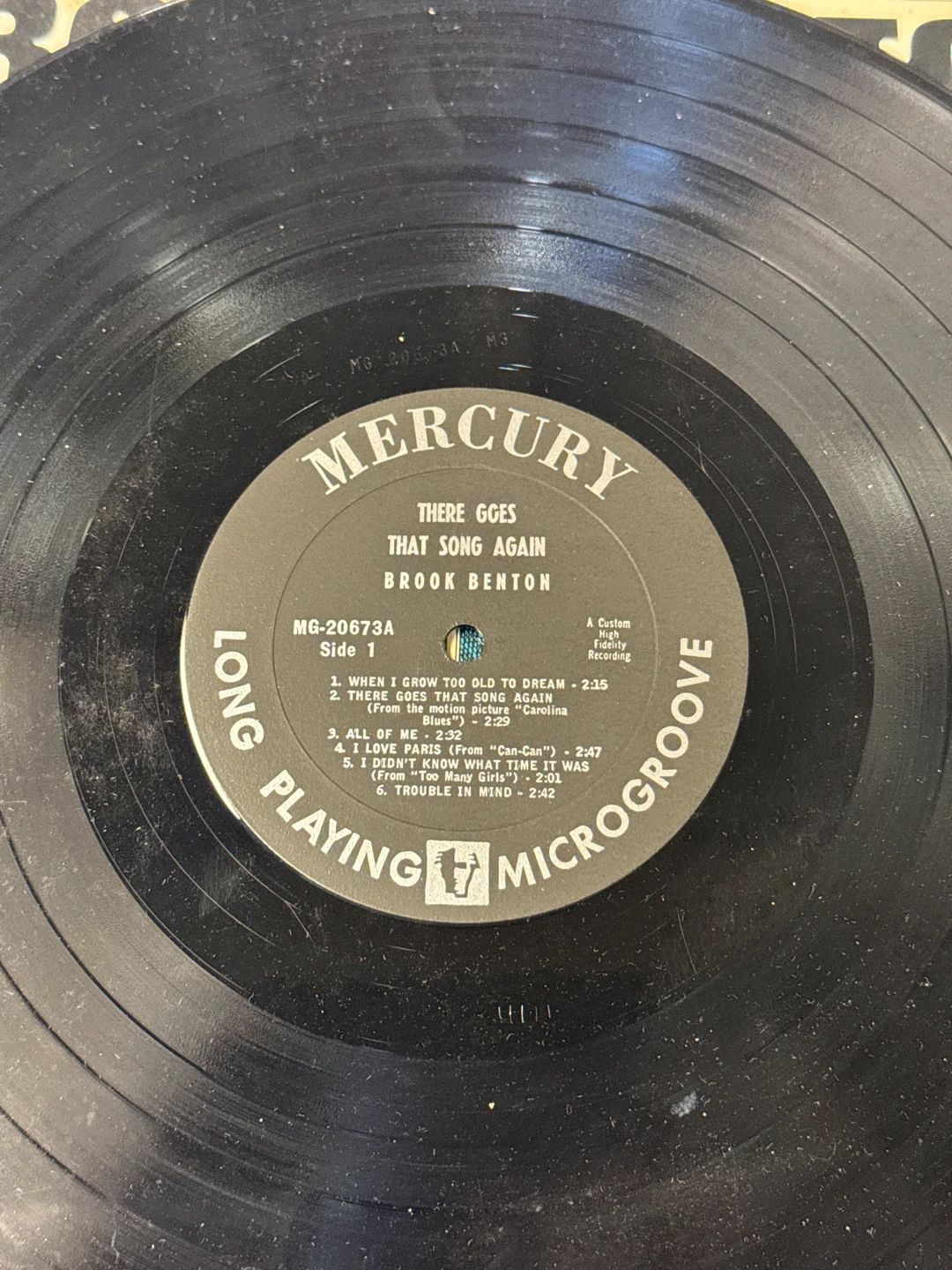Brook Benton|Quincy Jones And His Orchestra – There Goes That Song Again (1962, Mercury)