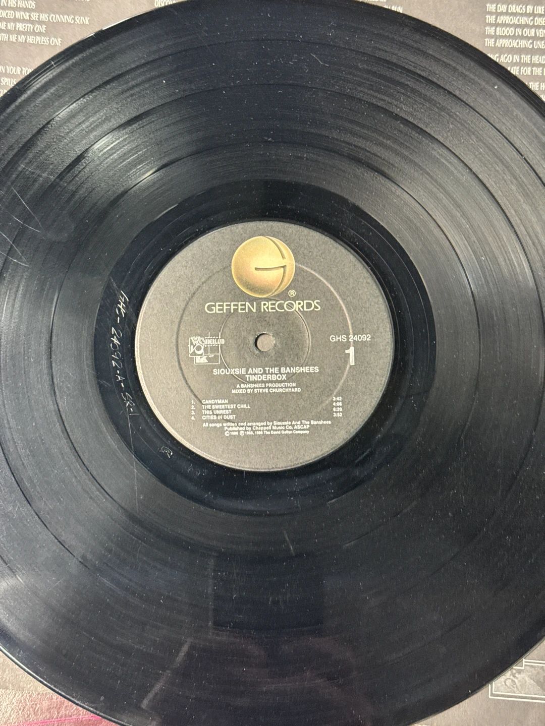 Siouxsie & The Banshees – Tinderbox (1986, Geffen Records)