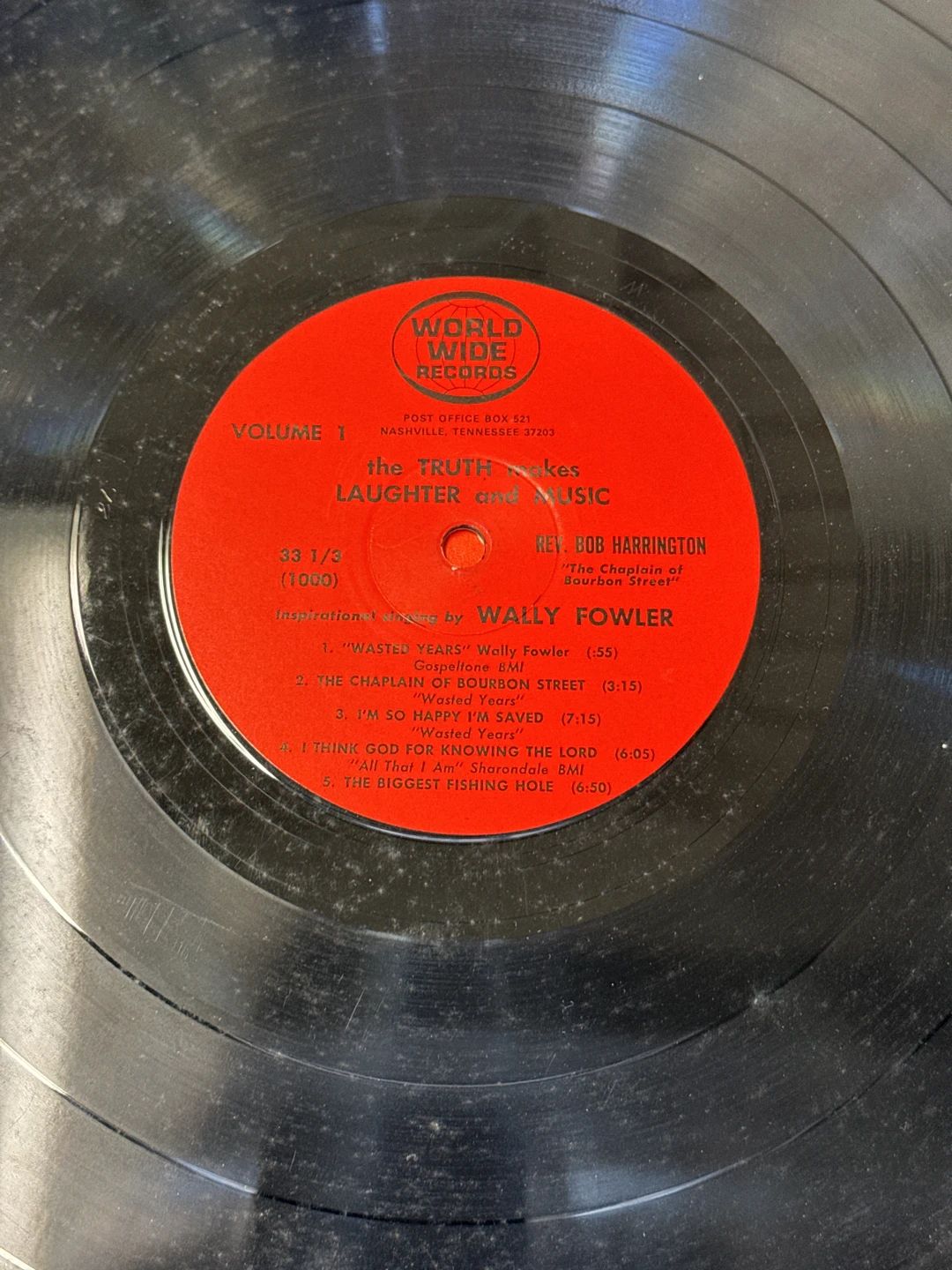 Bob Harrington|Wally Fowler – The Truth Makes Laughter And Music (1966, World Wide Records (4))