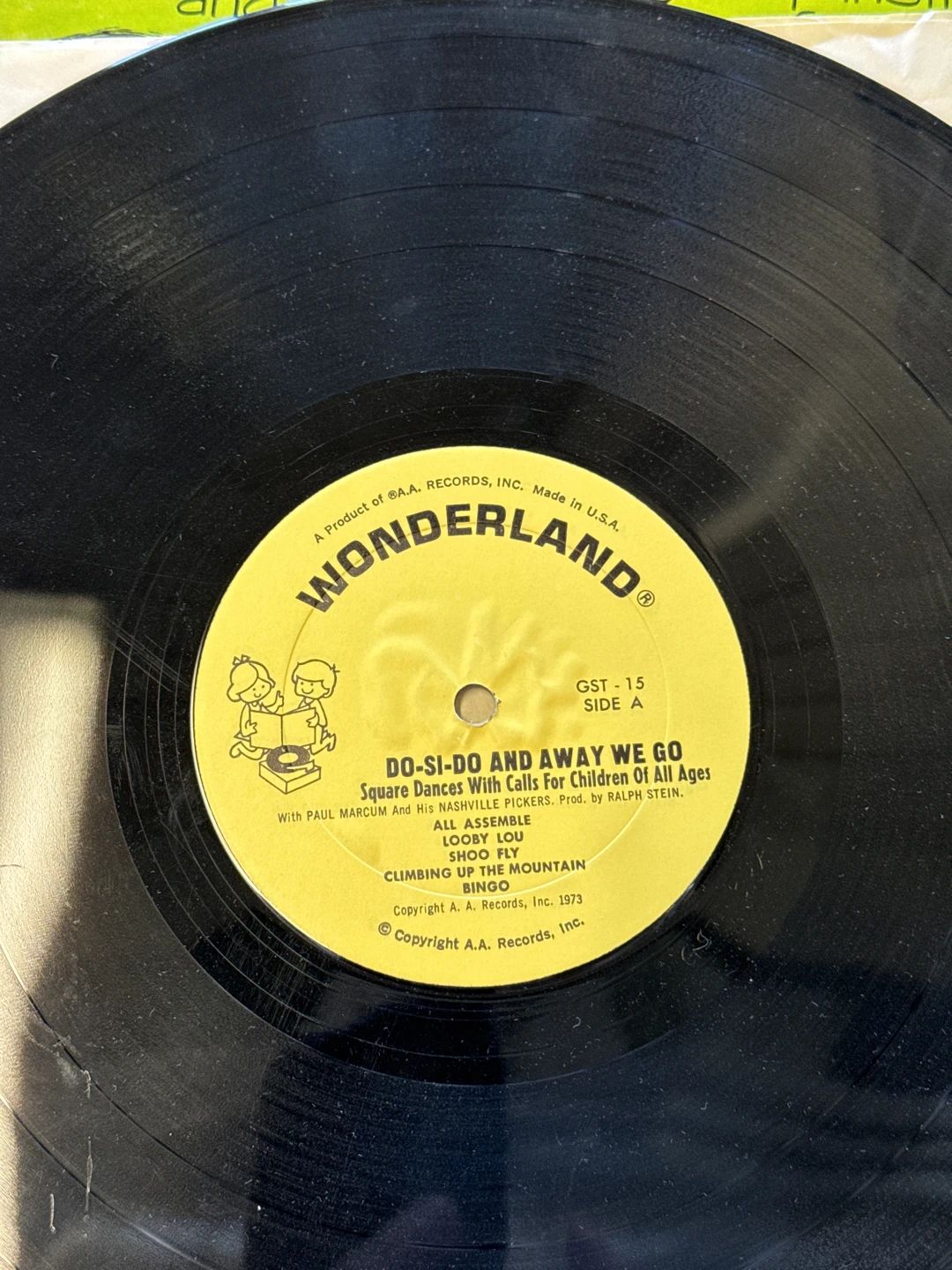 Paul Marcum|Nashville Pickers – Do-Si-Do And Away We Go - Square Dances With Calls (1980, Wonderland Records (7))