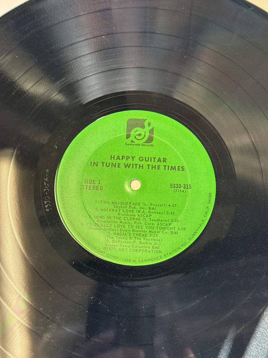 Tim May – Happy Guitar - In Tune With The Times (1977, Sunnyvale Records)