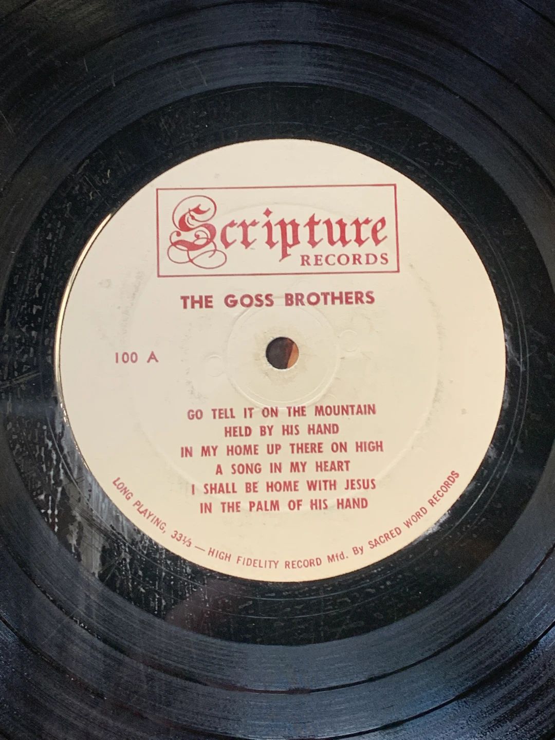 Goss Brothers, The – Go Tell It On The Mountain (1961, Scripture Records)