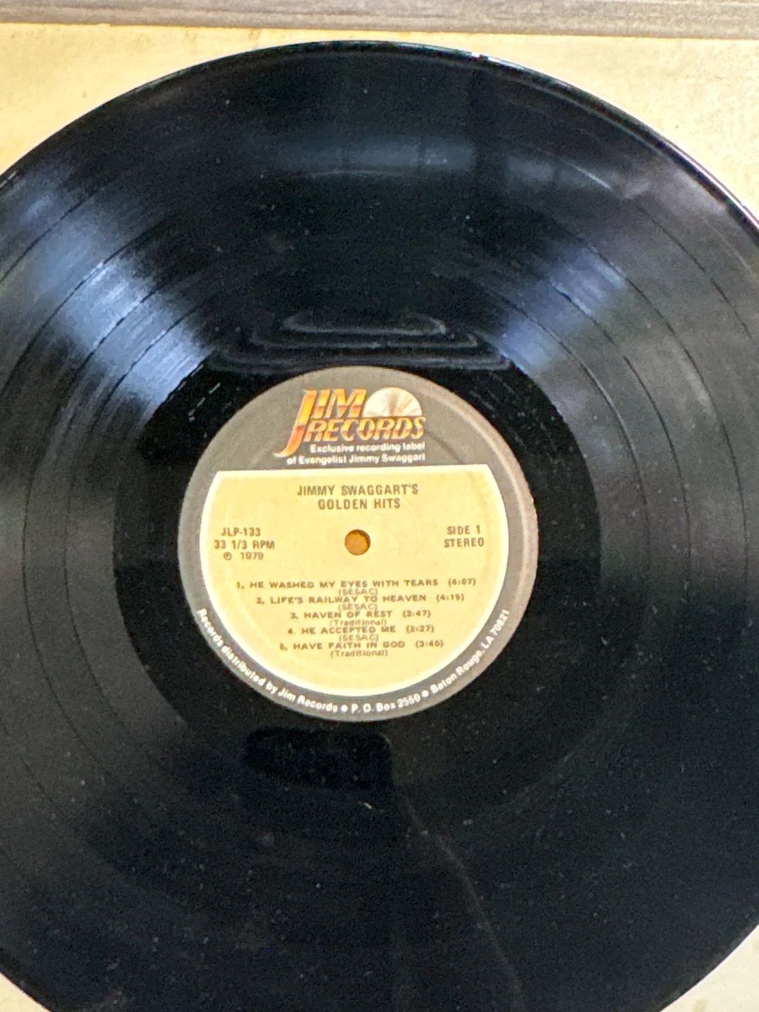 Jimmy Swaggart – Jimmy Swaggart's Golden Hits (1979, Jim Records)