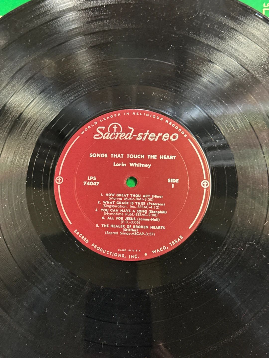 Lorin Whitney – Songs That Touch The Heart (Sacred Records (4))