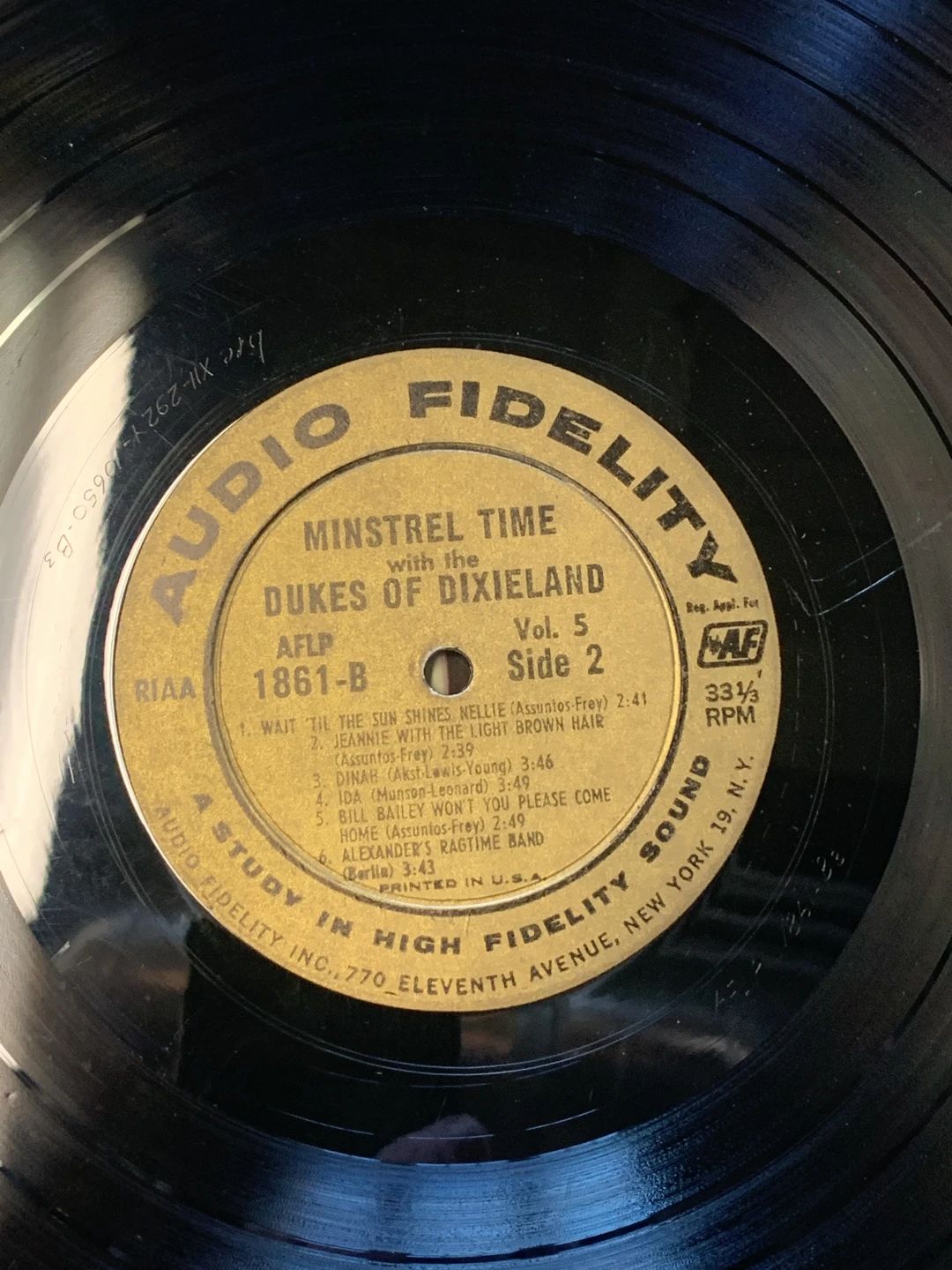 Dukes Of Dixieland, The – Minstrel Time With The Phenomenal Dukes Of Dixieland Vol 5 (1957, Audio Fidelity)