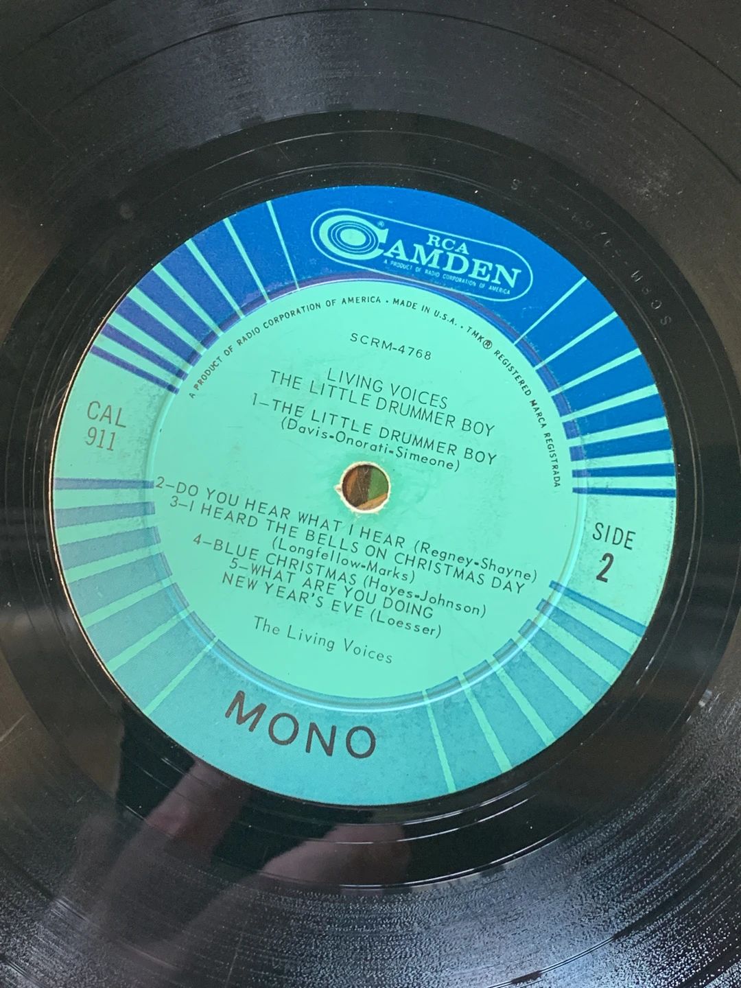 Living Voices – The Little Drummer Boy (1965, RCA Camden)