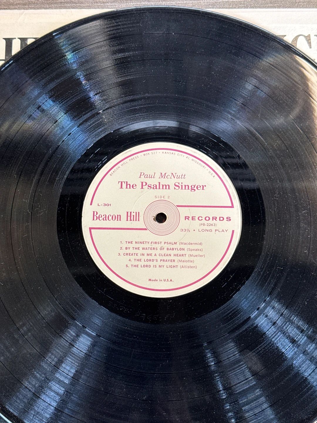 Paul McNutt – The Psalm Singer (Beacon Hill (2))