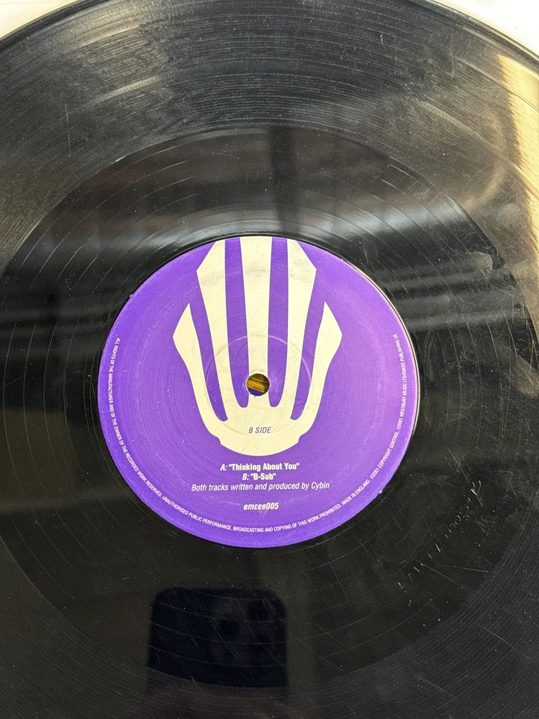 CyBin – Thinking About You / B-Sub (2001, Emcee Recordings)