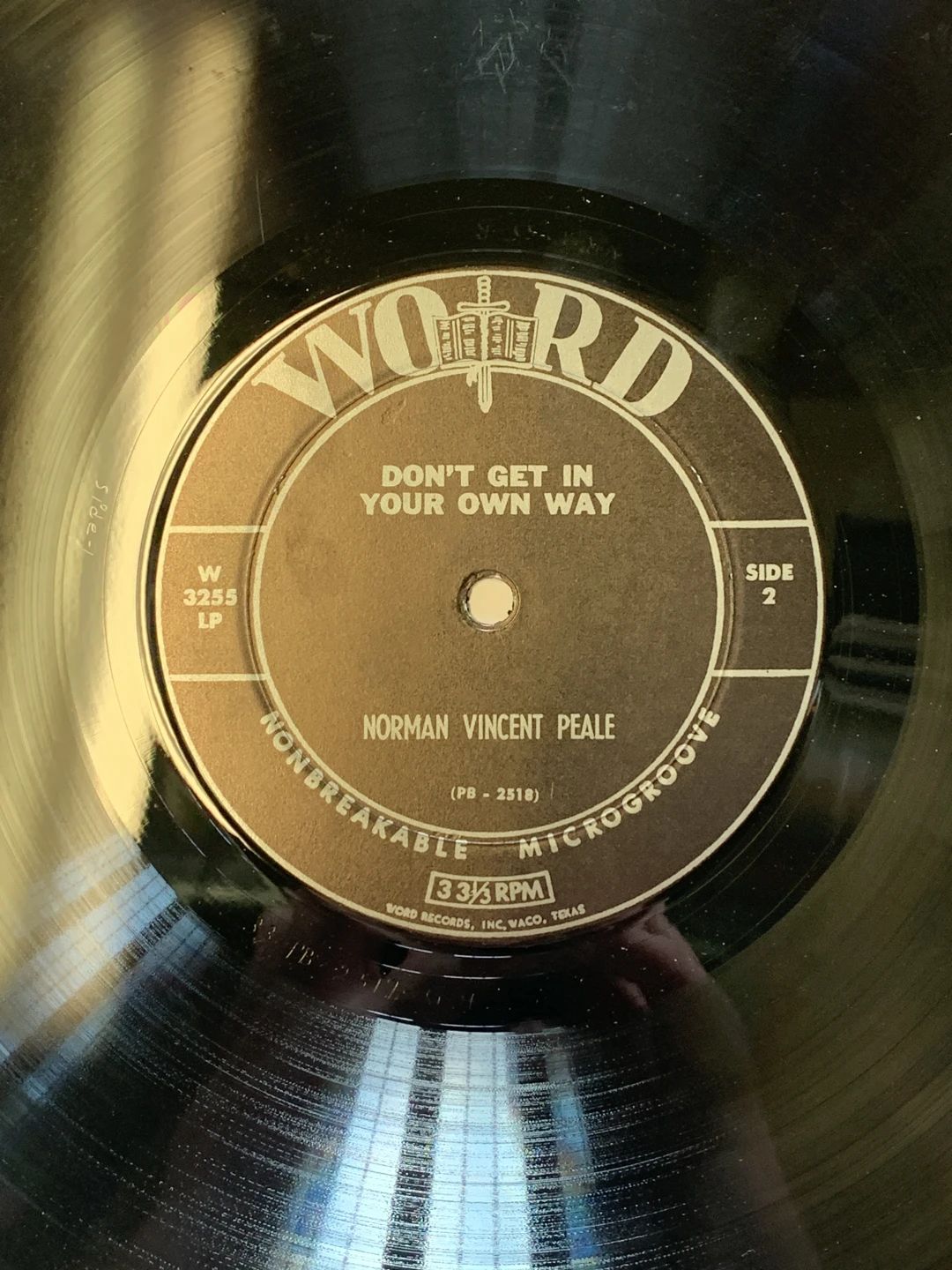 Dr. Norman Vincent Peale – Don't Get In Your Own Way (1963, Word)
