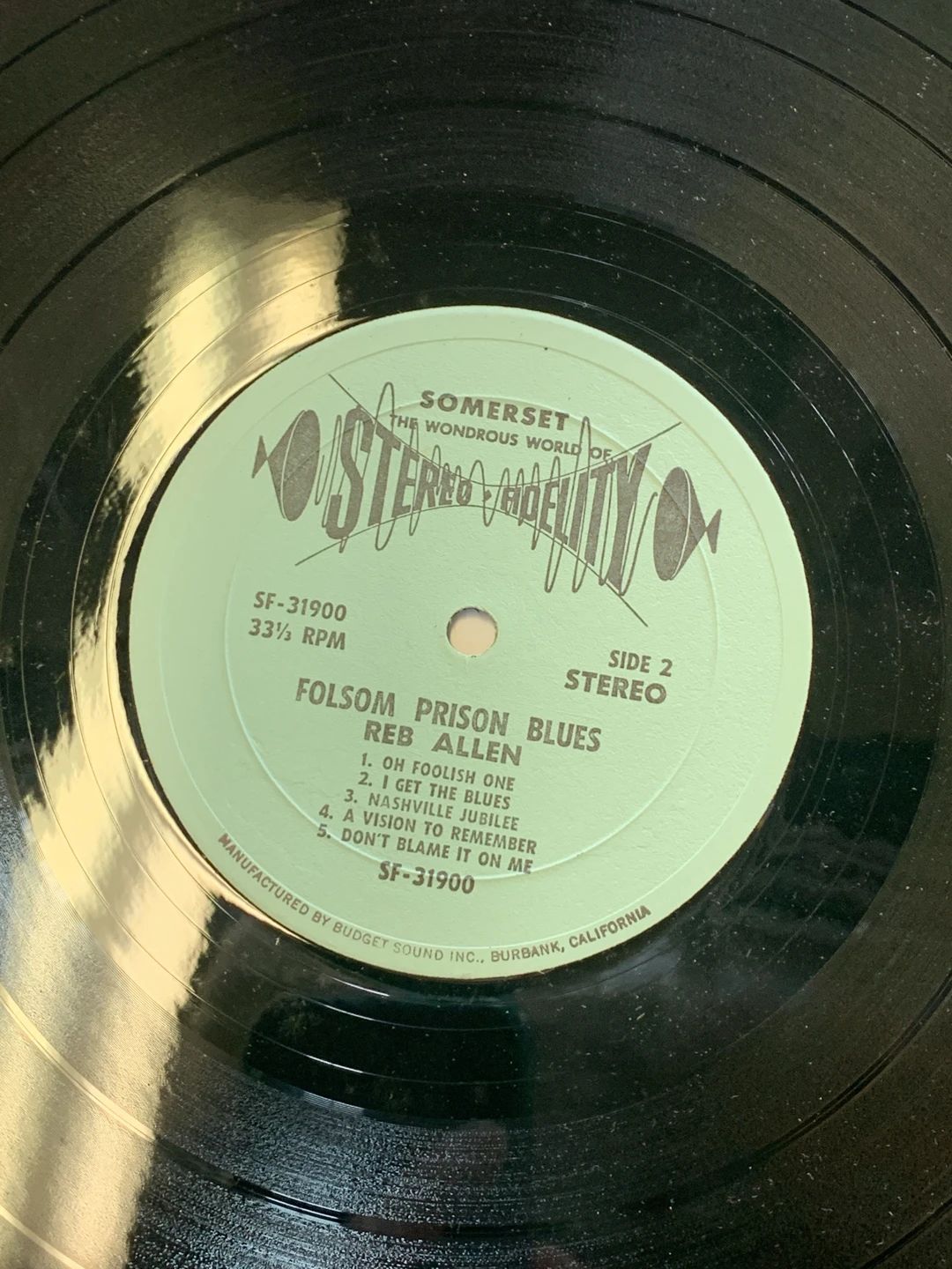 Reb Allen – Country Hits (Stereo-Fidelity)