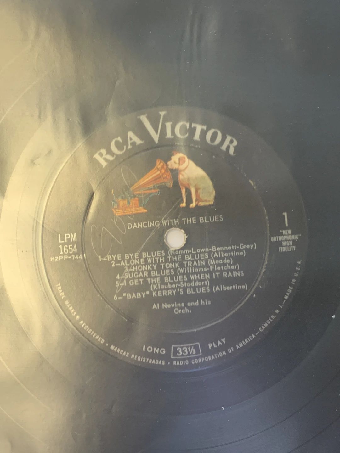 Al Nevins And His Orchestra – Dancing With The Blues (1958, RCA Victor)