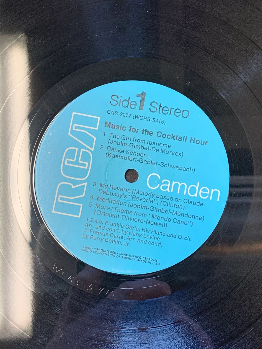Frankie Carle And His Orchestra – Music For The Cocktail Hour (1968, RCA Camden)