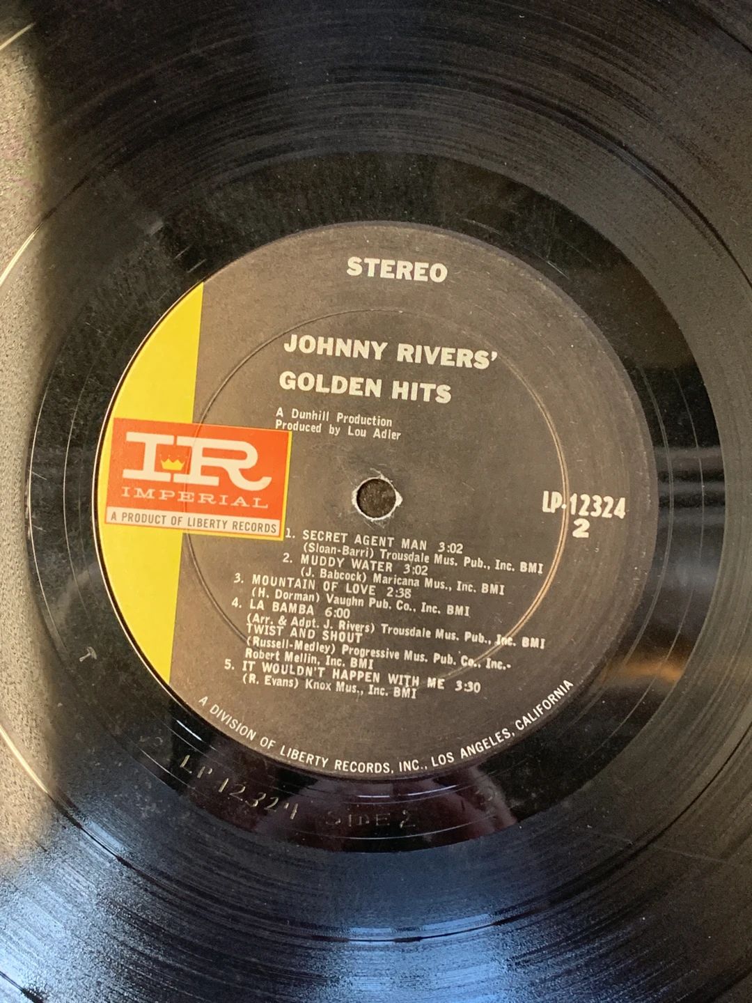 Johnny Rivers – Johnny Rivers' Golden Hits (1966, Imperial)