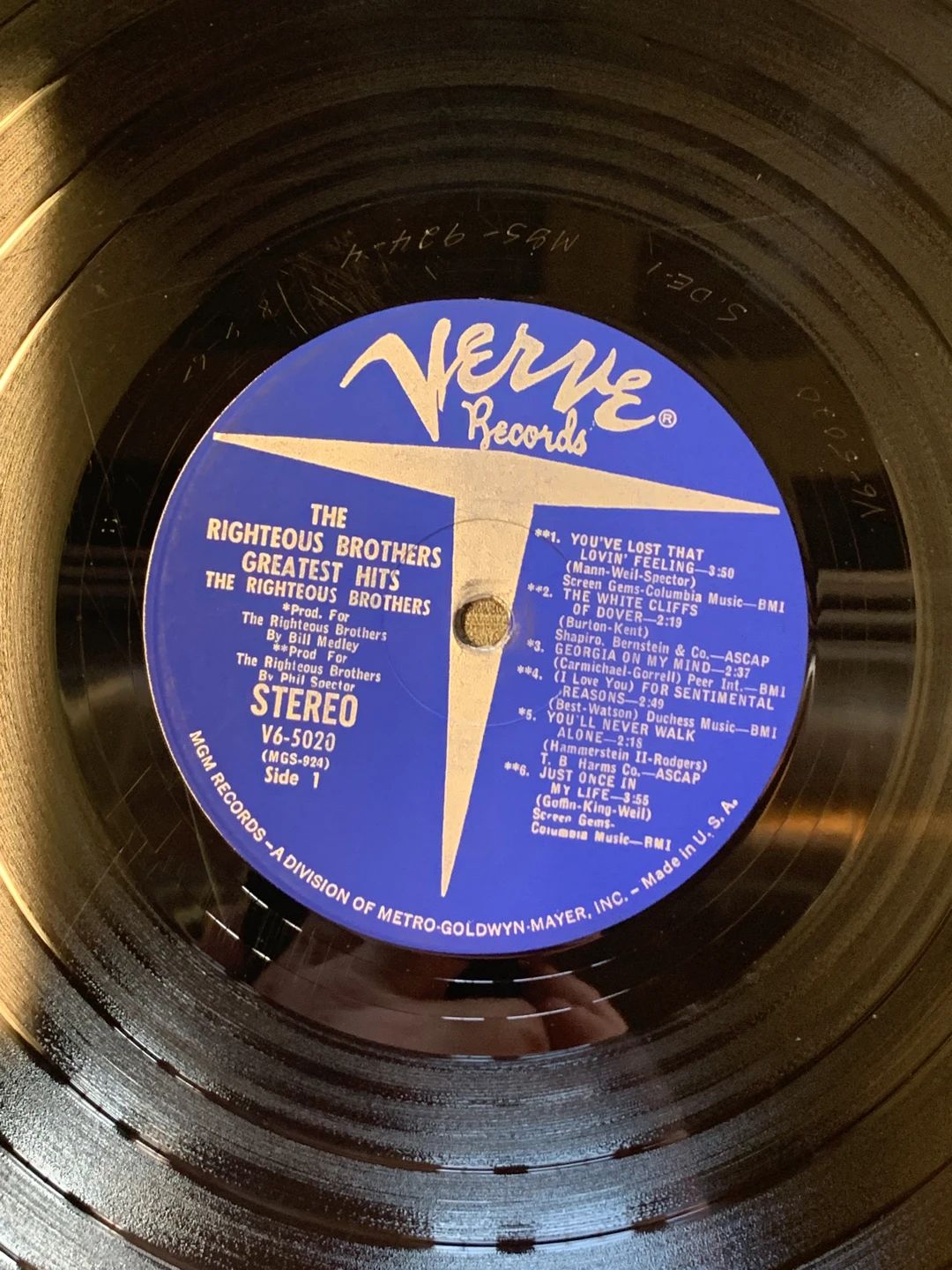 Righteous Brothers, The – The Righteous Brothers Greatest Hits (1967, Verve Records)