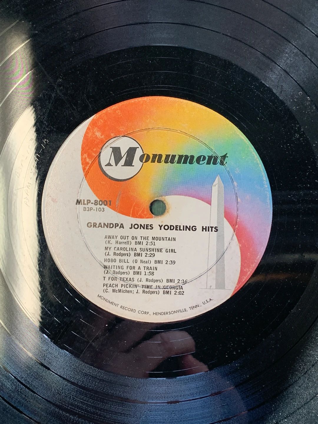Grandpa Jones – Yodeling Hits (1963, Monument)