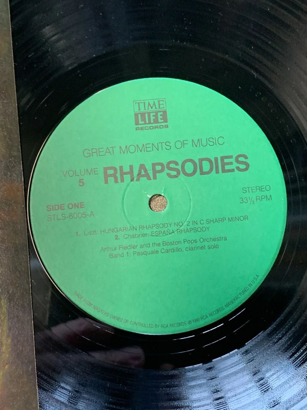 Arthur Fiedler|Boston Pops Orchestra – Great Moments Of Music Volume 5: Rhapsodies (1980, Time Life Records)