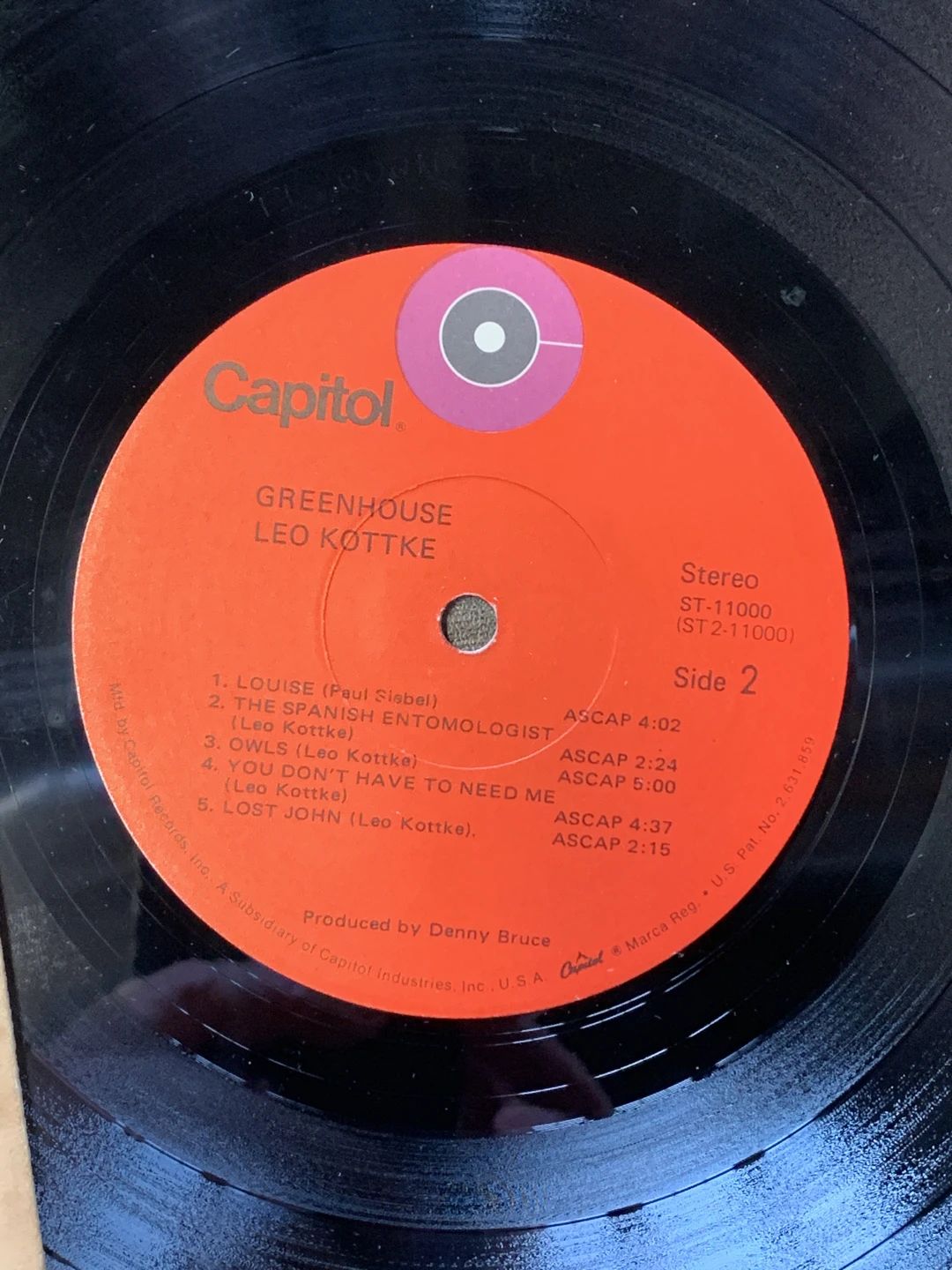 Leo Kottke – Greenhouse (1972, Capitol Records)