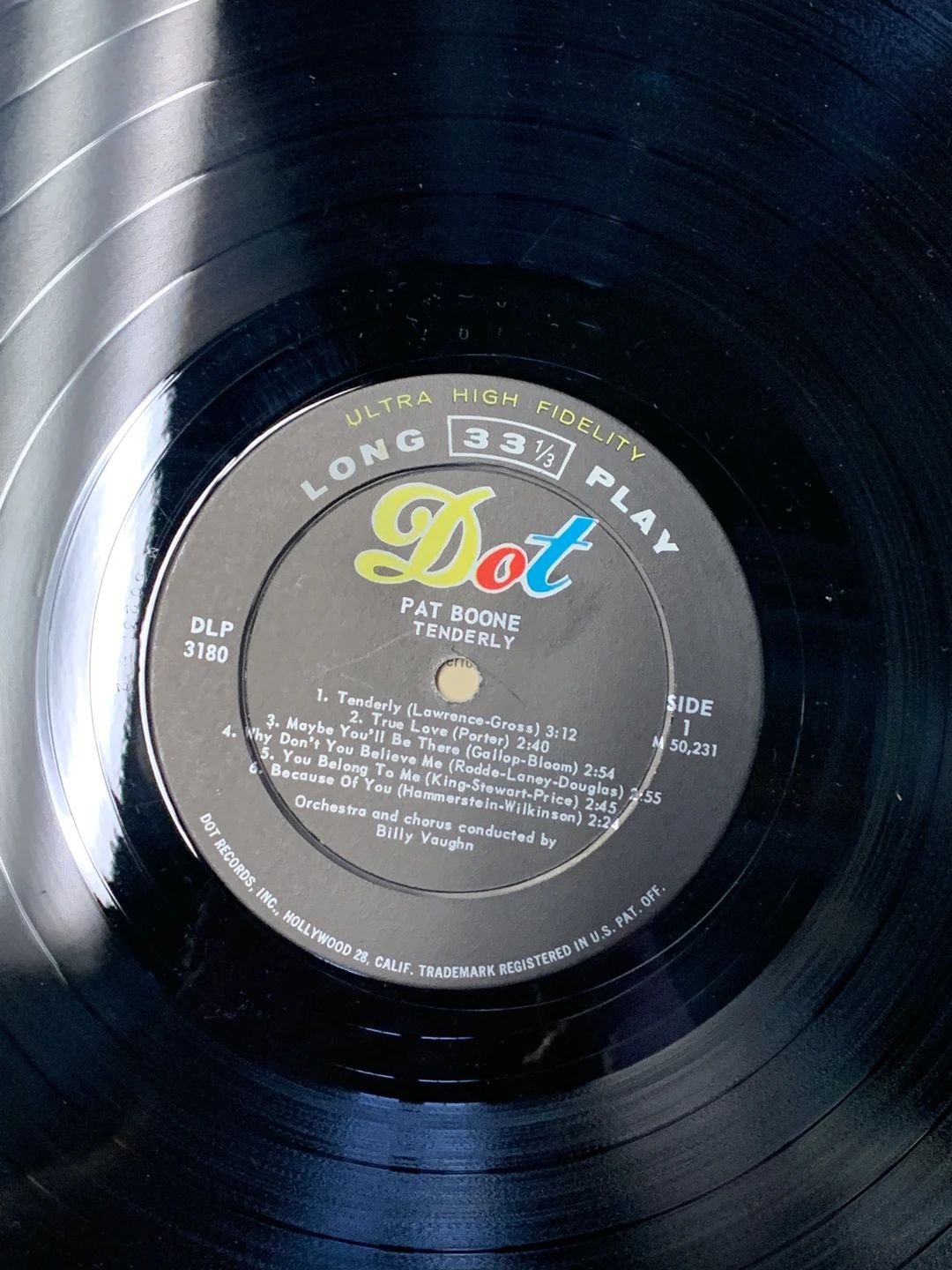 Pat Boone – Tenderly (1959, Dot Records)