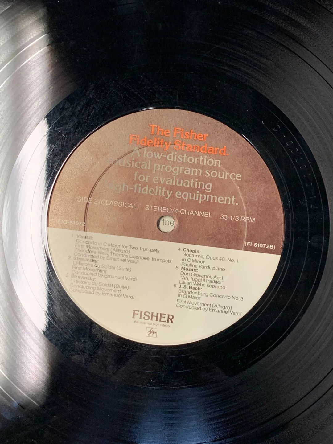 Various – The Fisher Fidelity Standard (1972, Fisher)