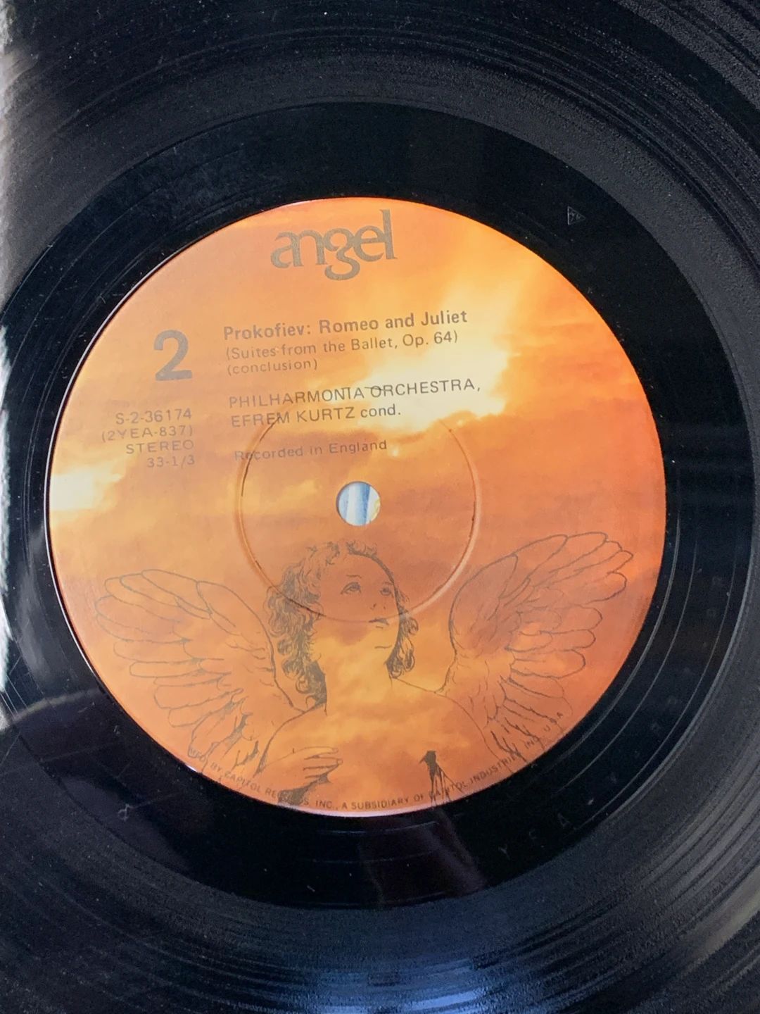 Sergei Prokofiev|Philharmonia Orchestra|Efrem Kurtz – Romeo And Juliet Suites From The Ballet Op.64 (1988, Angel Records)