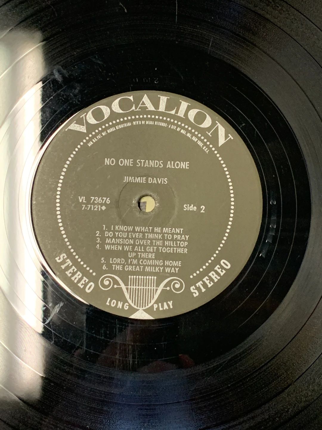 Jimmie Davis|The Anita Kerr Singers – No One Stands Alone (1966, Vocalion (2))