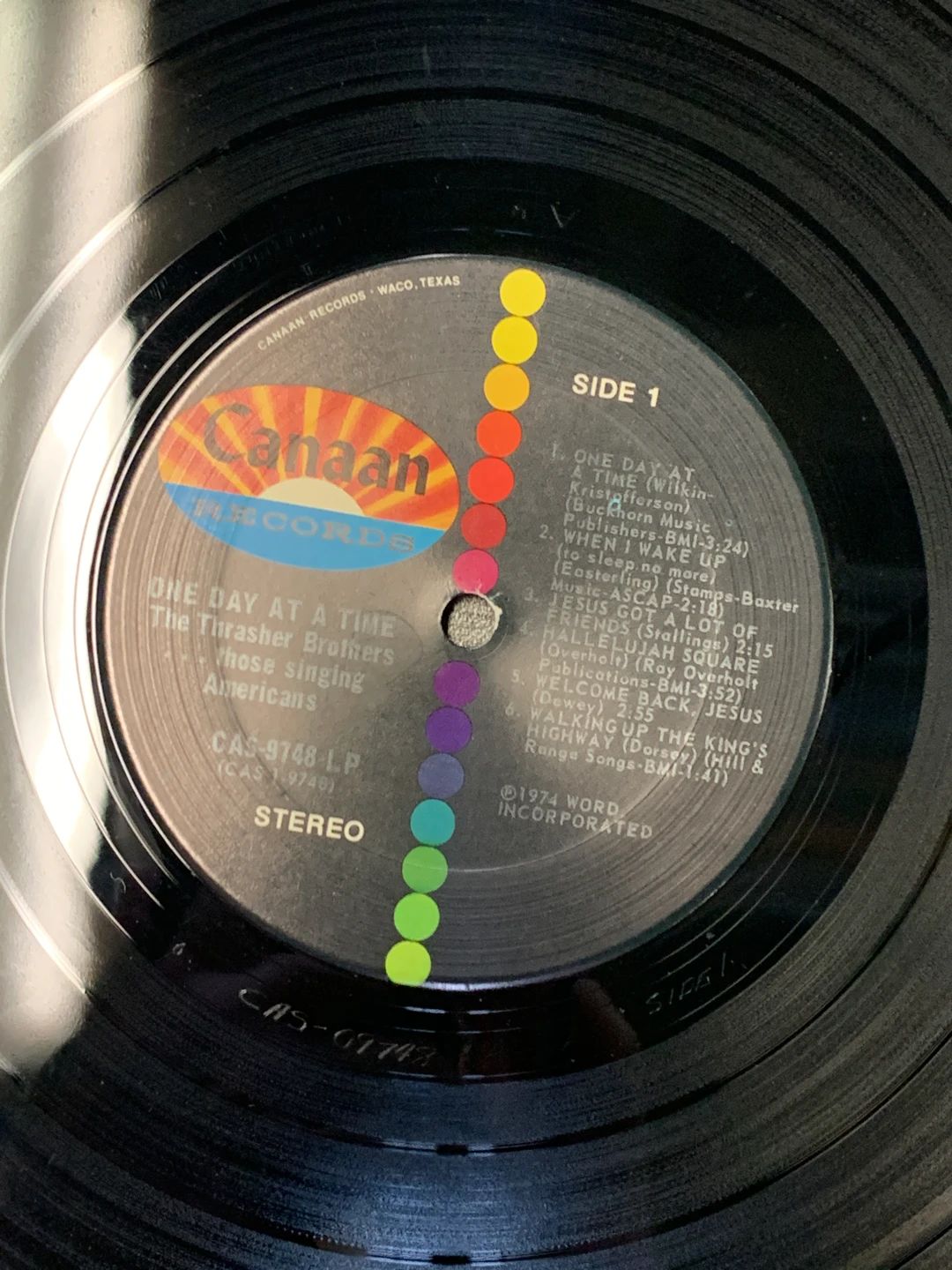 Thrasher Brothers, The – One Day At A Time (1974, Canaan Records)