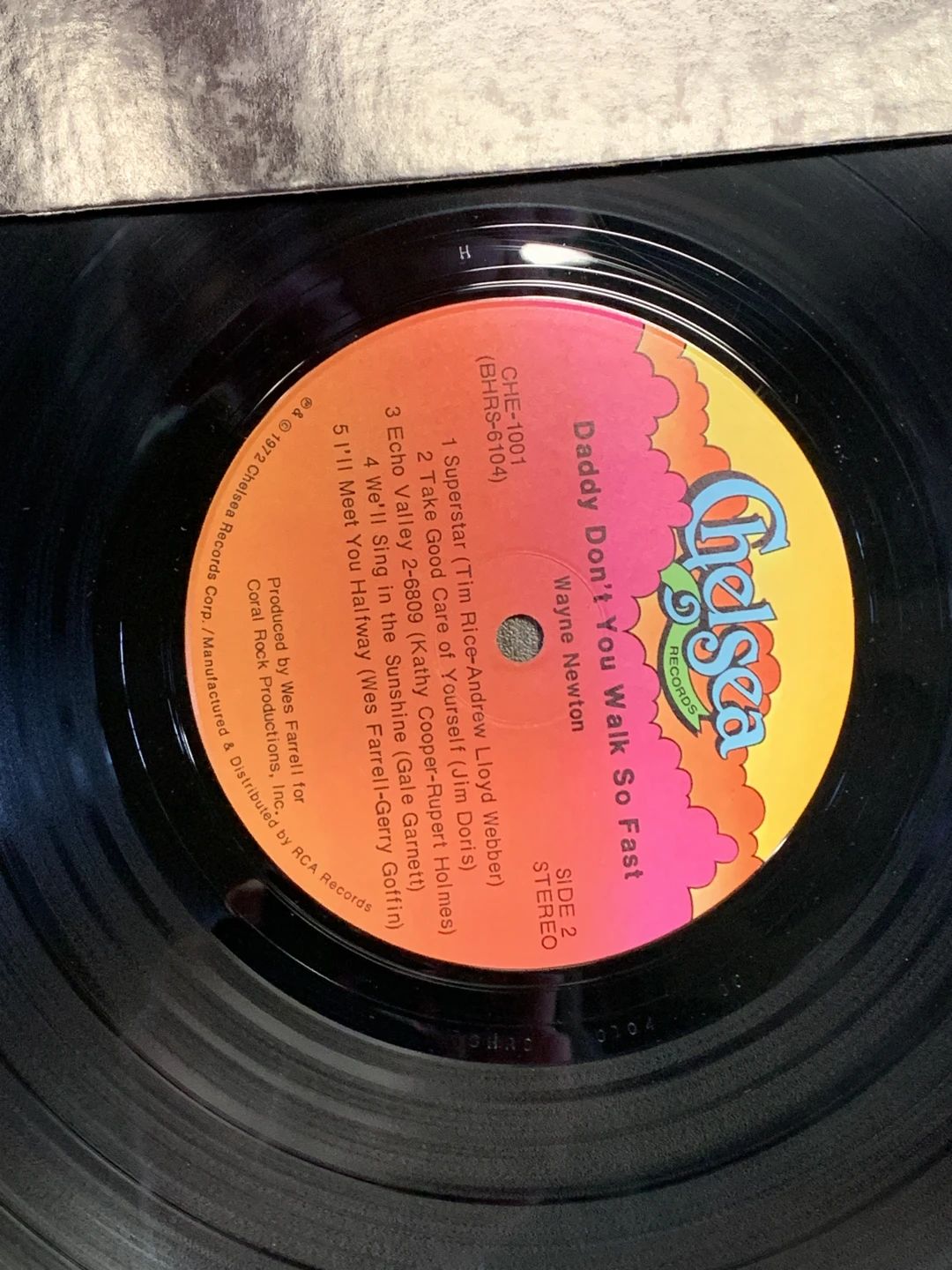 Wayne Newton – Daddy Don't You Walk So Fast (1972, Chelsea Records)