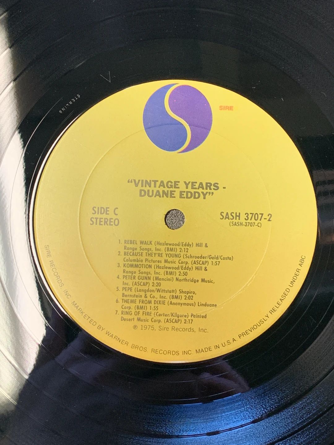 Duane Eddy – The Vintage Years (1975, Sire)