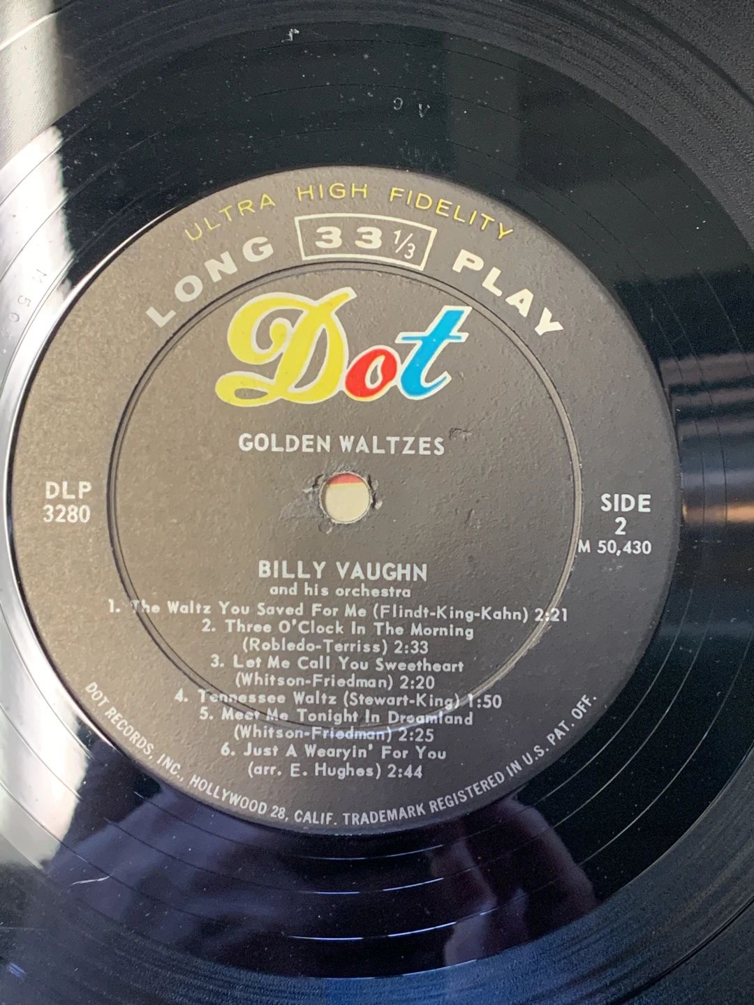 Billy Vaughn And His Orchestra – Golden Waltzes (1961, Dot Records)