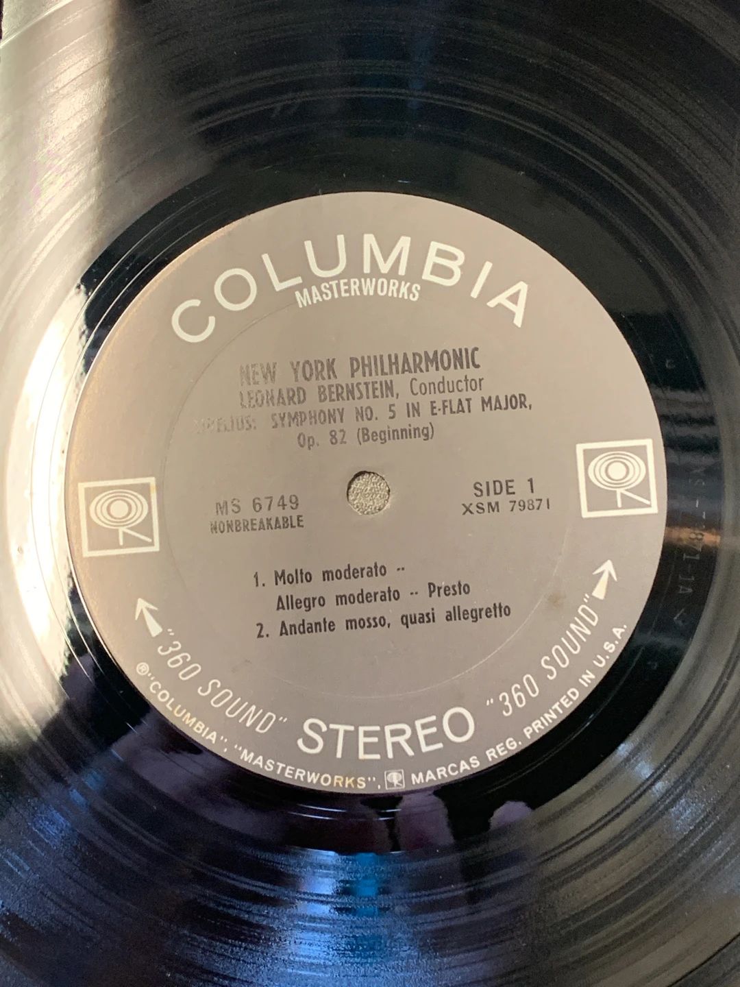 Jean Sibelius|Leonard Bernstein|New York Philharmonic – Symphony No. 5 / Pohjola's Daughter (1965, Columbia Masterworks)