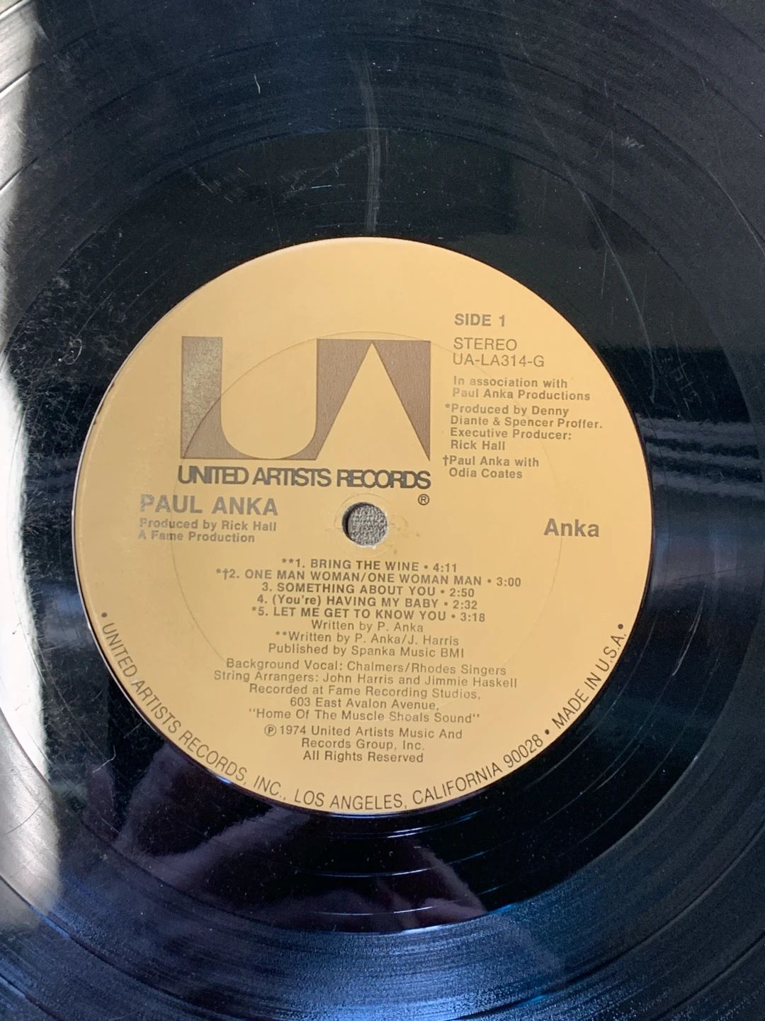 Paul Anka – Anka (1974, United Artists Records)