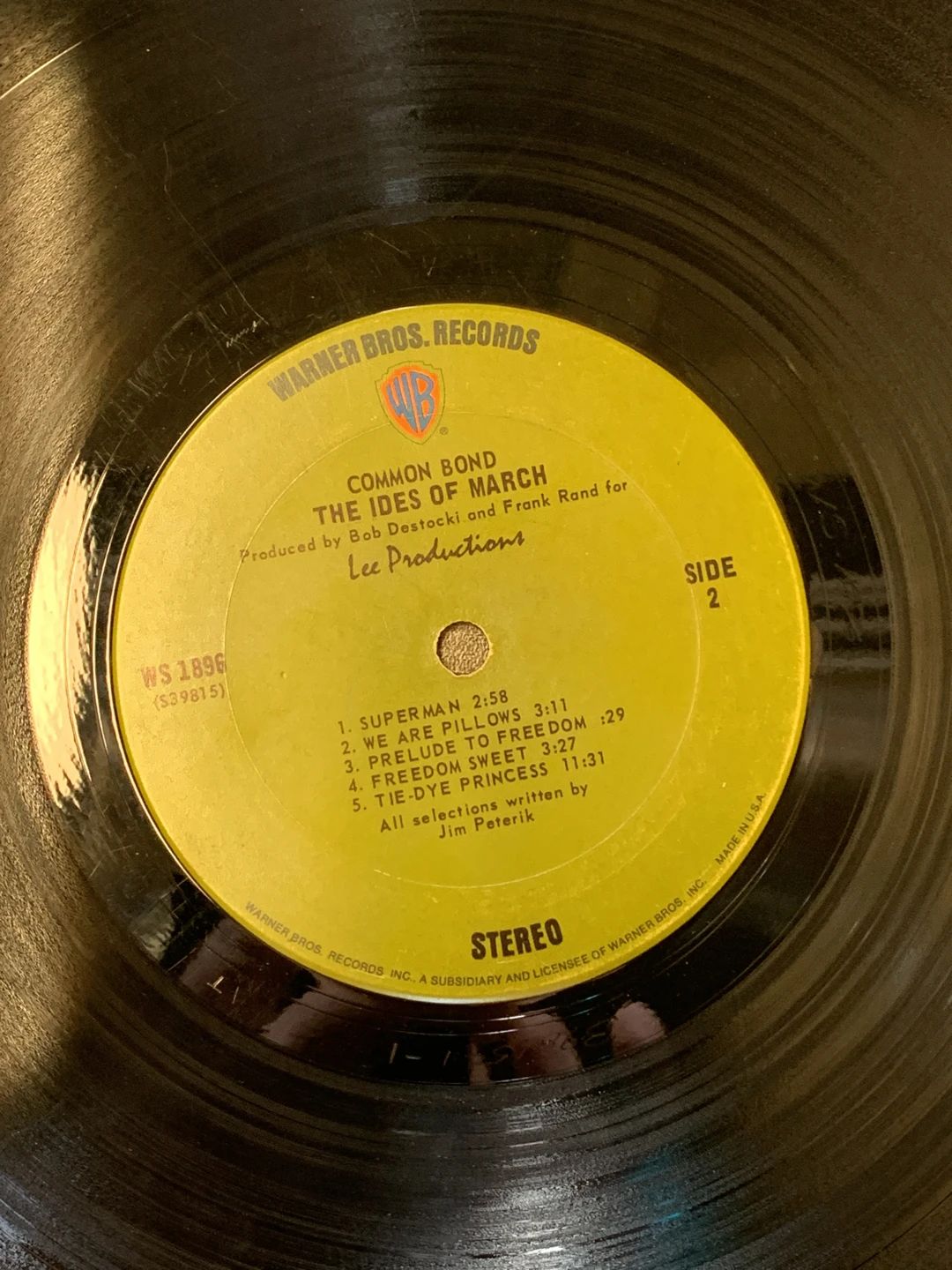 Ides Of March, The – Common Bond (1971, Warner Bros. Records)