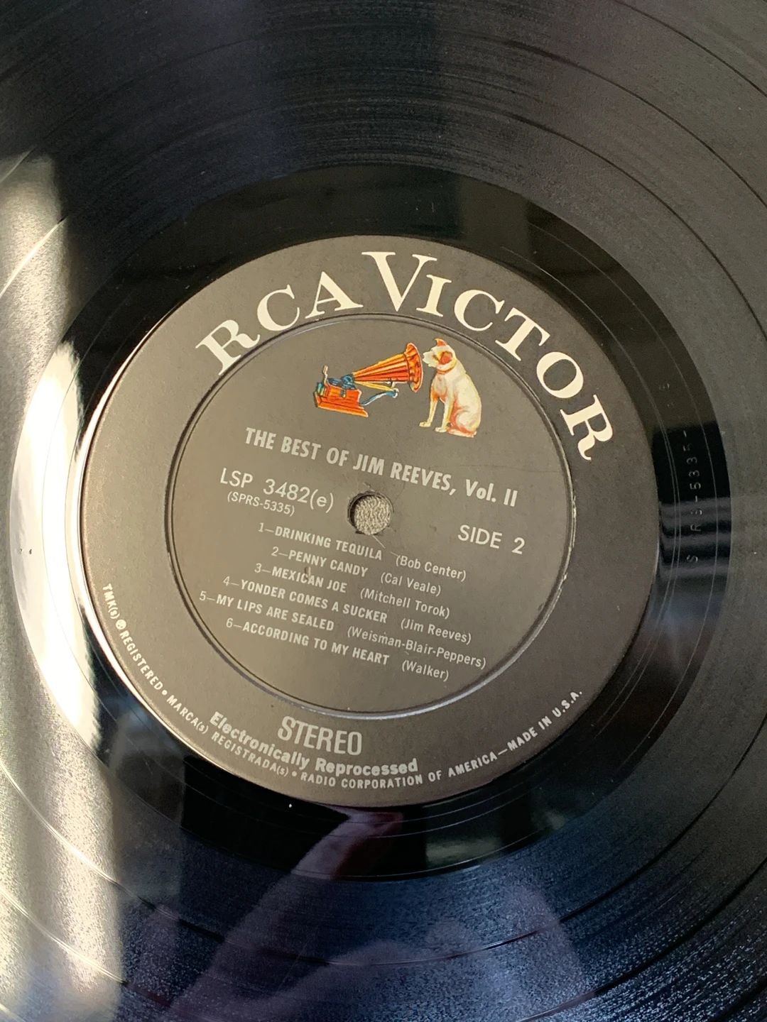 Jim Reeves – The Best Of Jim Reeves Vol. II (1966, RCA Victor)