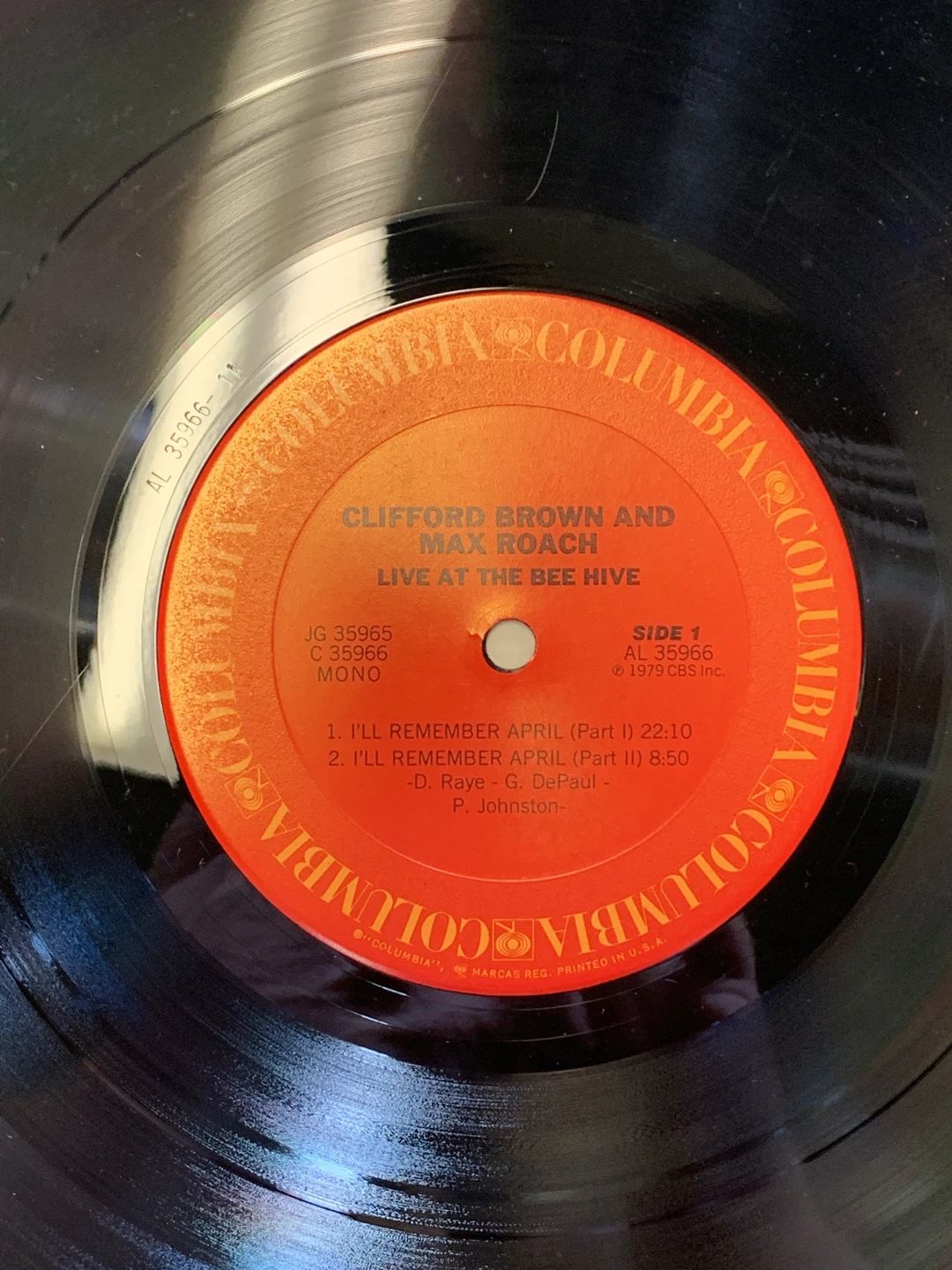 Clifford Brown And Max Roach – Live At The Bee Hive (1979, Columbia)