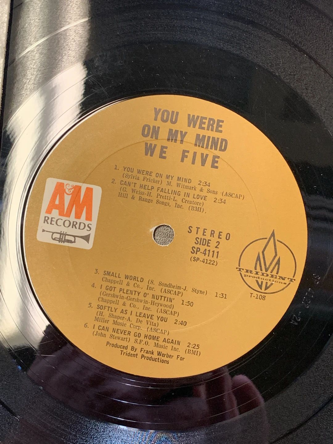 We Five – You Were On My Mind (1965, A&M Records)