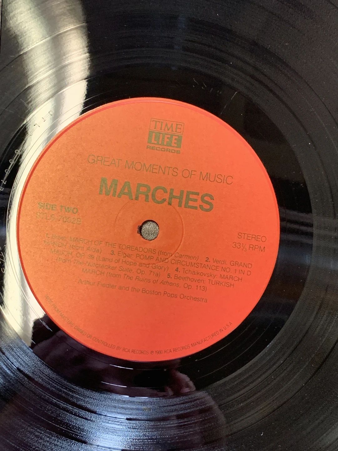 Arthur Fiedler|Boston Pops Orchestra – Great Moments Of Music: Marches (1980, Time Life Records)
