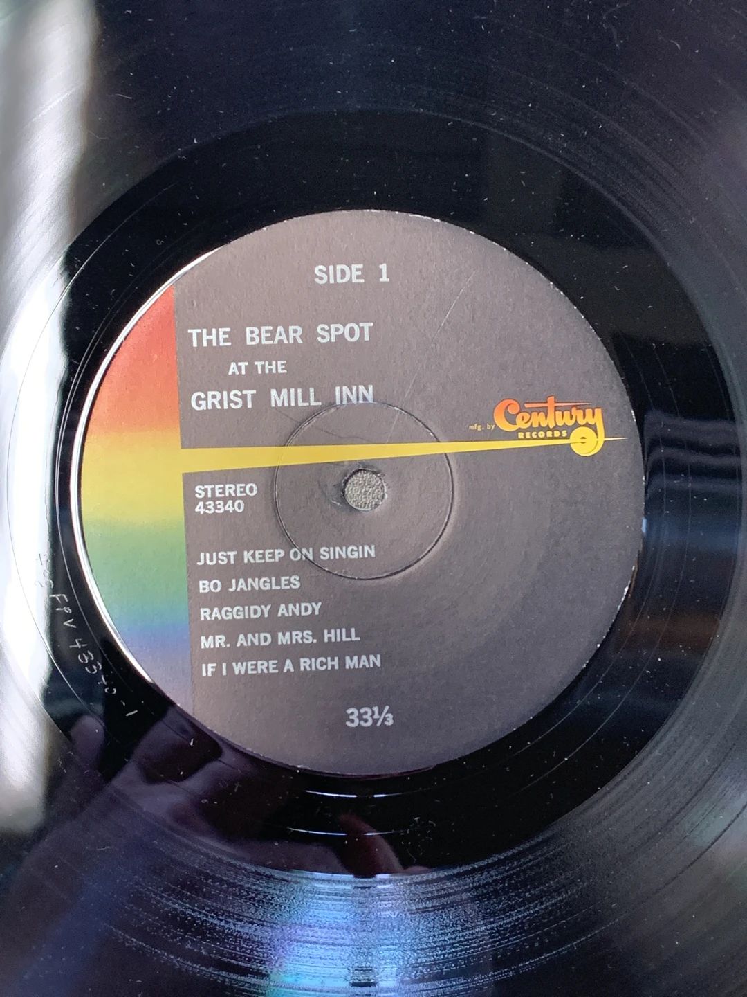 Bear Spot, The – At The Grist Mill Inn (Century Records (4))