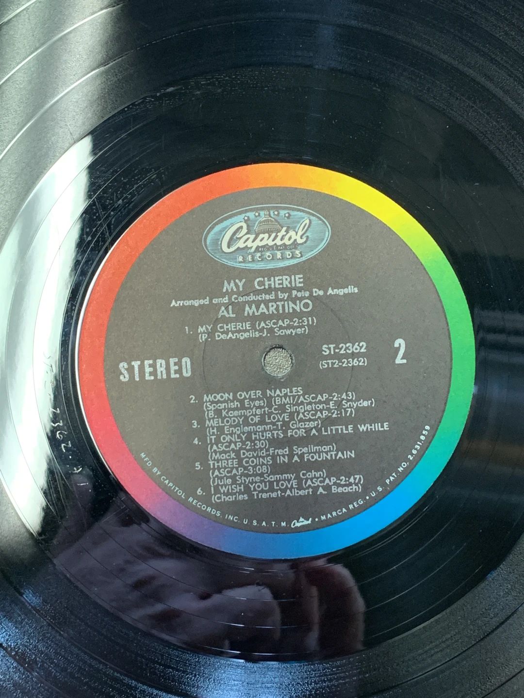 Al Martino – My Cherie (1965, Capitol Records)
