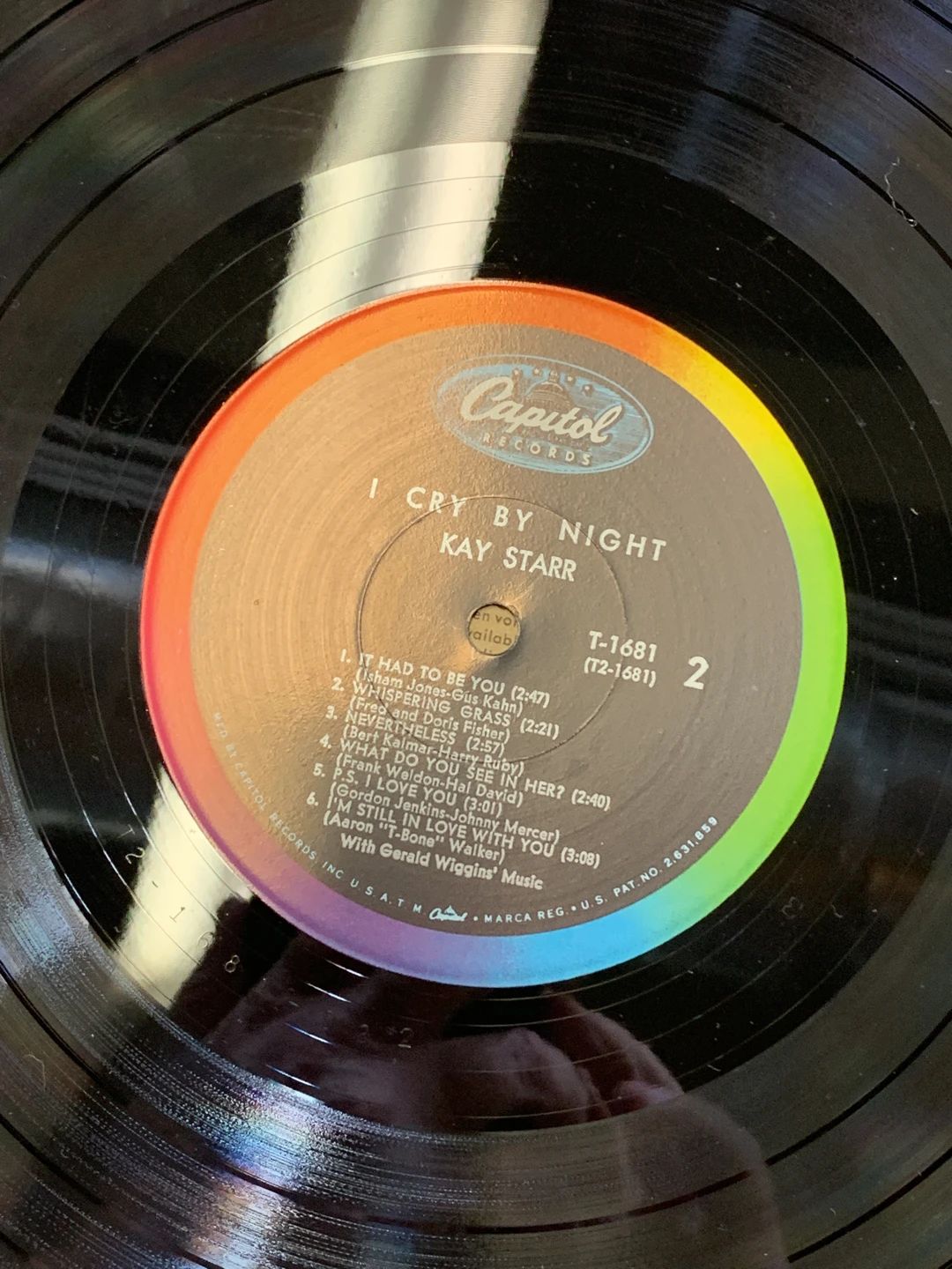 Kay Starr – I Cry By Night (1962, Capitol Records)