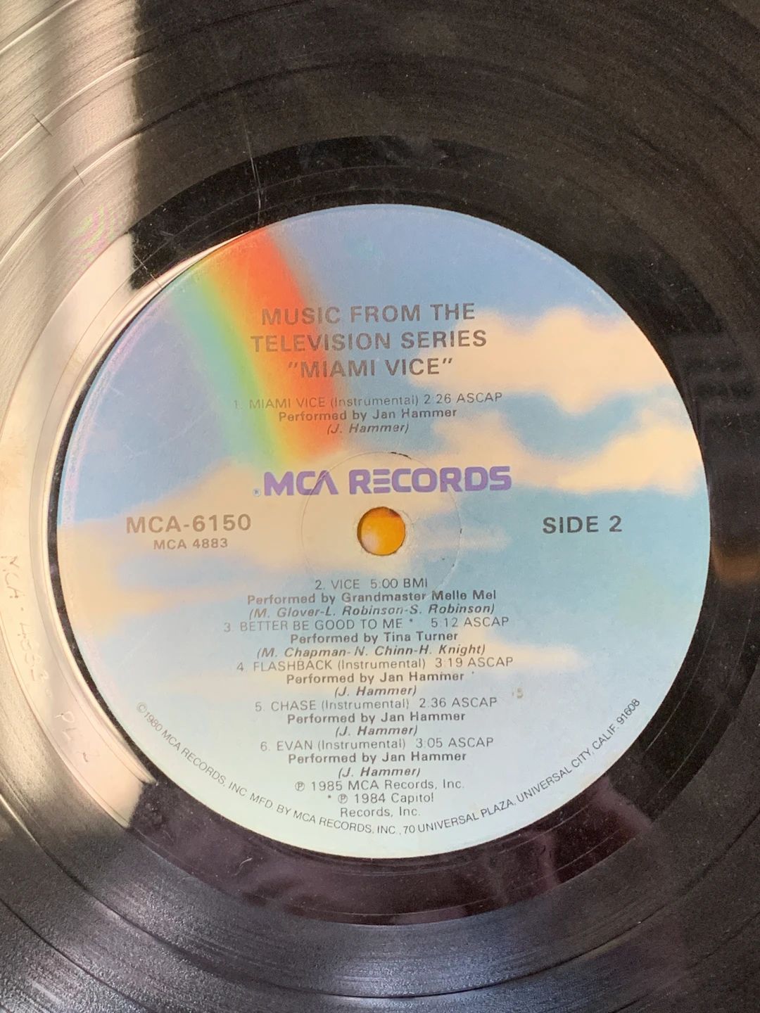 Various – Music From The Television Series "Miami Vice" (1985, MCA Records)