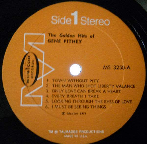 Gene Pitney : The Golden Hits Of Gene Pitney (LP,Compilation,Stereo)