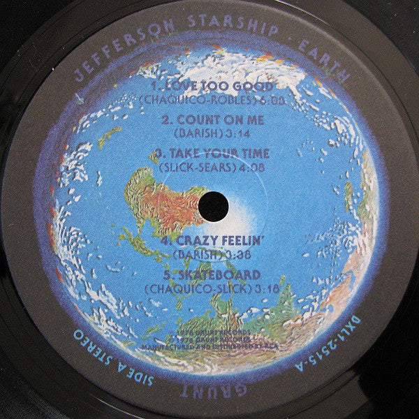 Jefferson Starship : Earth (LP,Album,Stereo)