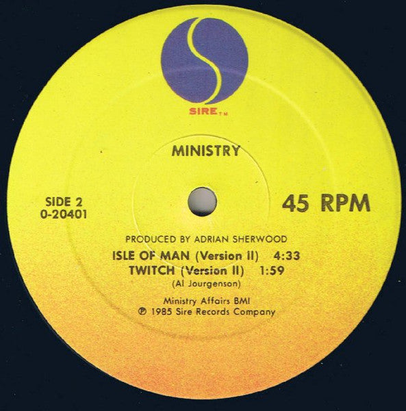 Ministry : Over The Shoulder (12",45 RPM,Maxi-Single)