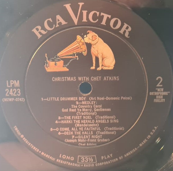 Chet Atkins : Christmas With Chet Atkins (LP,Album,Mono)
