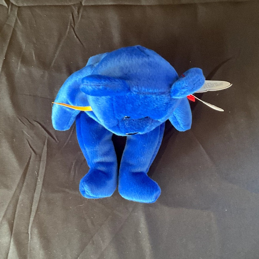 Vintage TY Beanie Baby - "Clubby," 1998, w/ Errors