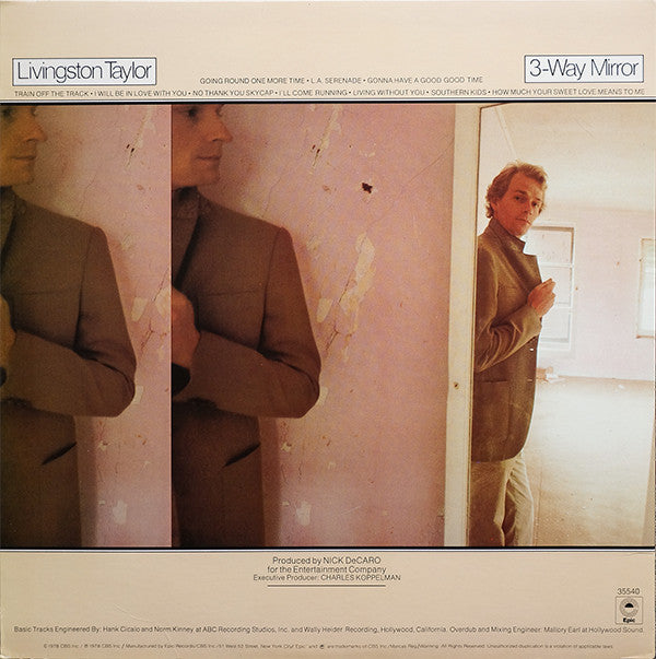 Livingston Taylor : 3-Way Mirror (LP,Album)